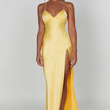Isobel Lemon Maxi Dress