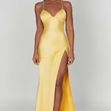 Isobel Lemon Maxi Dress
