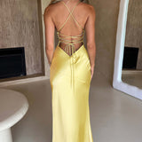 Isobel Lemon Maxi Dress
