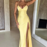 Isobel Lemon Maxi Dress
