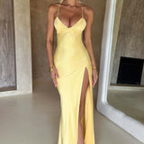 Isobel Lemon Maxi Dress