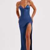 Isobel Maxi Dress - Ocean Blue