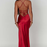 Isobel Maxi Dress - Red