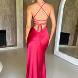 Isobel Maxi Dress - Red