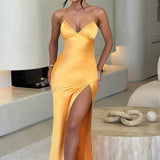Isobel Maxi Dress - Mandarin