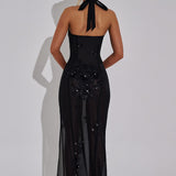 Fekete Jacqueline Maxi Ruha