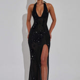 Fekete Jacqueline Maxi Ruha