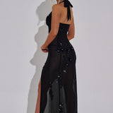 Fekete Jacqueline Maxi Ruha
