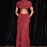 Bordó Jaya Maxi Dress