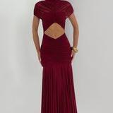 Bordó Jaya Maxi Dress