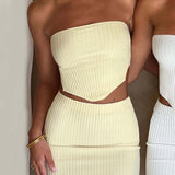 Jaz Mini Skirt - Lemon