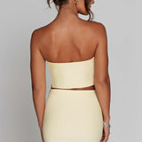 Jaz Mini Skirt - Lemon