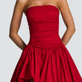 Jillian Red Maxi Dress