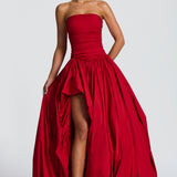 Jillian Red Maxi Dress