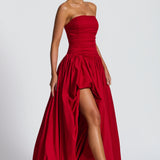Jillian Red Maxi Dress