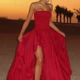 Jillian Red Maxi Dress