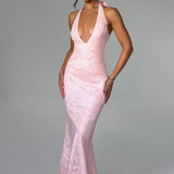 Josephine Maxi Dress - Pink