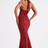 Josephine Red Maxi Dress