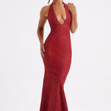 Josephine Red Maxi Dress