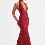 Josephine Red Maxi Dress