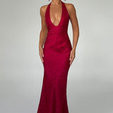 Josephine Red Maxi Dress