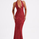 Josephine Red Maxi Dress