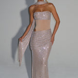 Kailani Maxi Dress - Nude