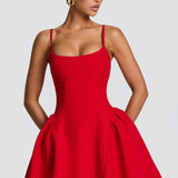 Kiah Mini Dress - Red