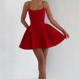 Kiah Mini Dress - Red