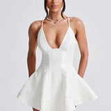 Leila Playsuit - Ivory