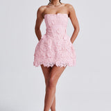 Leona Mini Dress - Pink