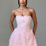 Leona Mini Dress - Pink