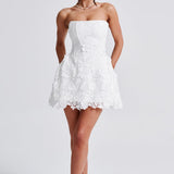 Leona Mini Dress - Ivory