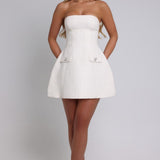 Lottie Mini Dress - Ivory