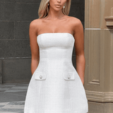 Lottie Mini Dress - Ivory