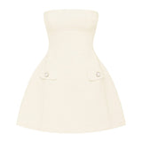 Lottie Mini Dress - Ivory