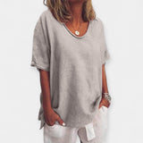 Atelier | Suvine Plus V-Neck Top