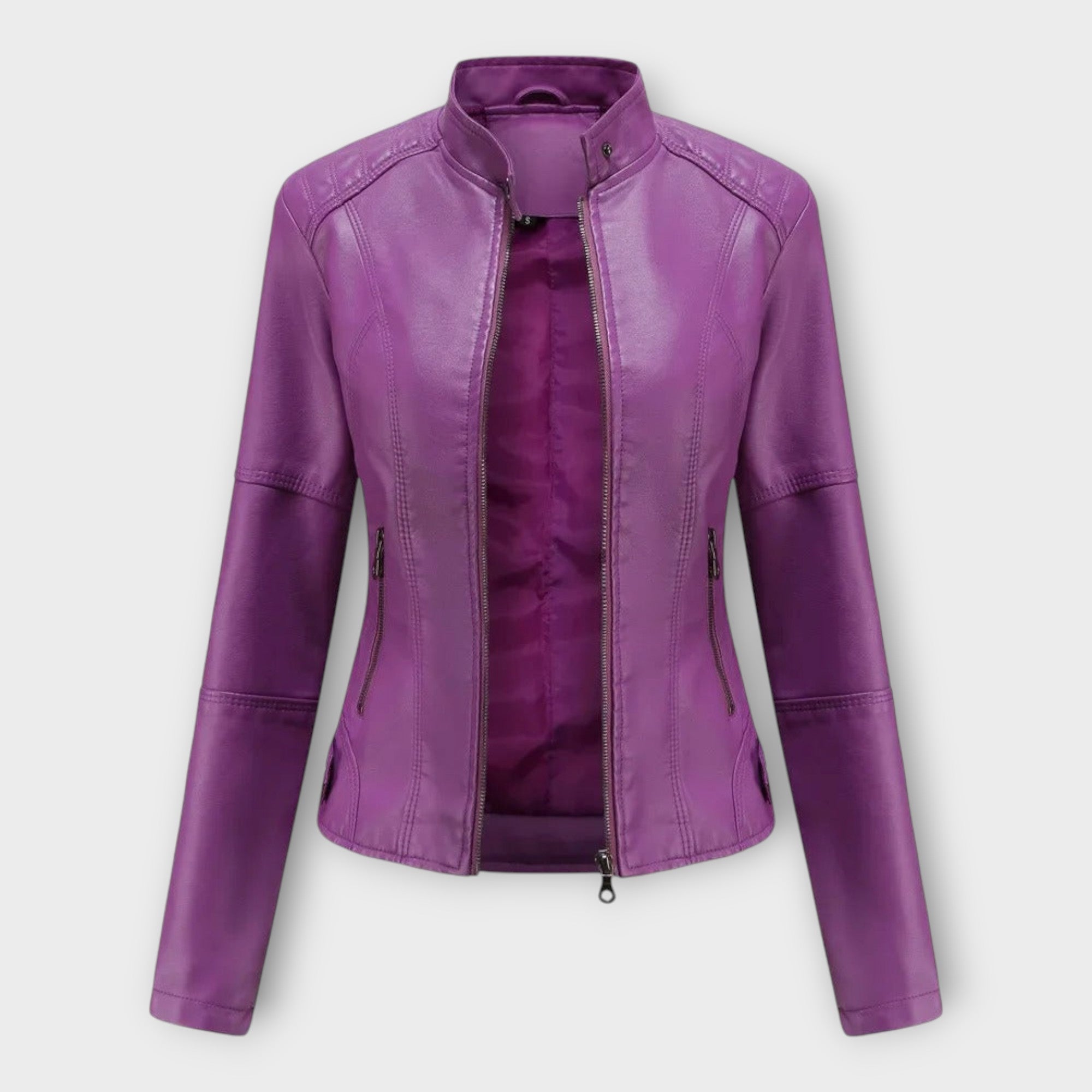 Külli | Modern vonalvezetésű, időtlen stílusú elegáns bőrdzseki
