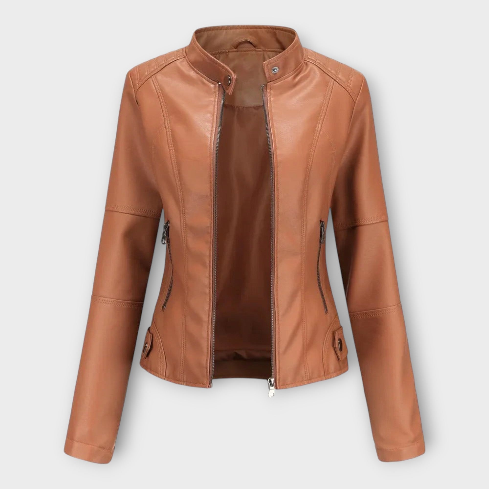 Külli | Modern vonalvezetésű, időtlen stílusú elegáns bőrdzseki