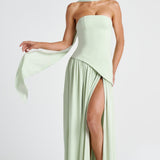 Maliyah Mint Green Maxi Dress