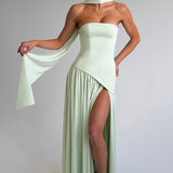 Maliyah Mint Green Maxi Dress