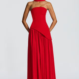 Maliyah Red Maxi Dress