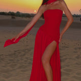 Maliyah Red Maxi Dress