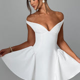Marla Mini Dress - Ivory