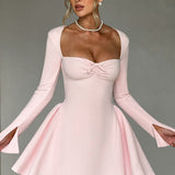 Megan Mini Dress - Pink