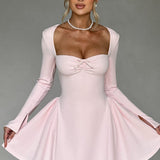 Megan Mini Dress - Pink