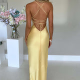 Misha Lemon Maxi Dress