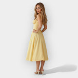 Gabriela | Midi Dress with Lacing