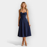 Gabriela | Midi Dress with Lacing