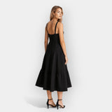 Gabriela | Midi Dress with Lacing